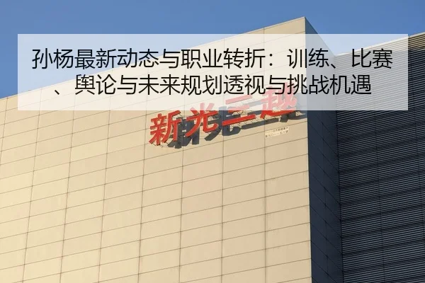 孙杨最新动态与职业转折：训练、比赛、舆论与未来规划透视与挑战机遇